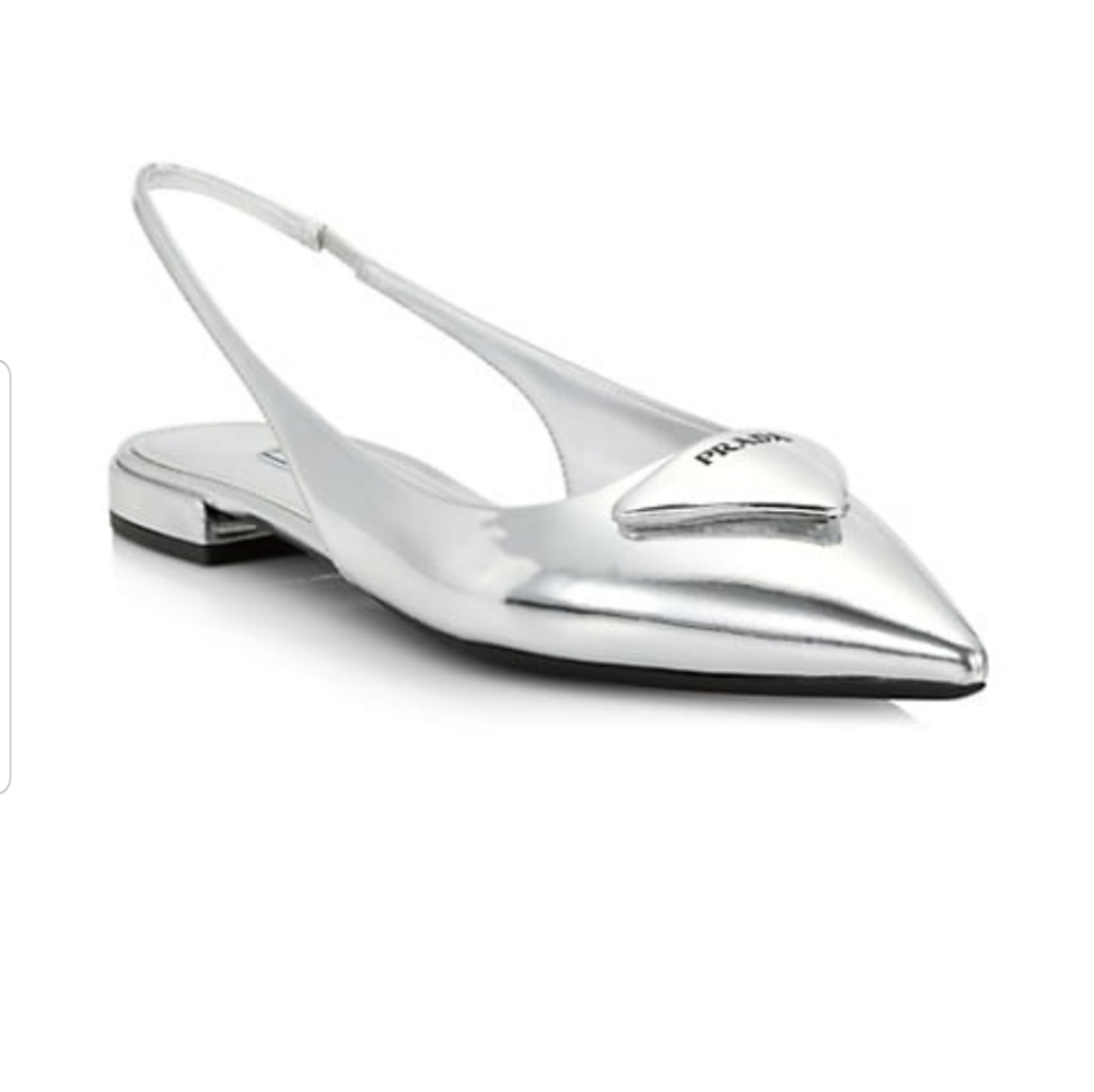 Sold!!!NWT Prada Slingback flats in size 38.5 - Picture 1 of 6
